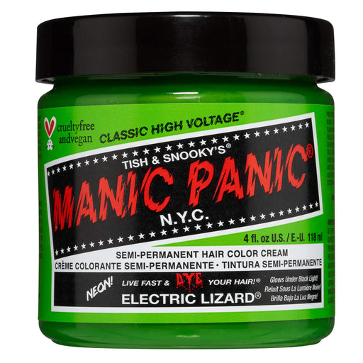 Manic Panic High Voltage Classic Semi-Permanent Hair Colour 118ml - Electric Lizard - Beauty at MyPerfumeShop by Manic Panic