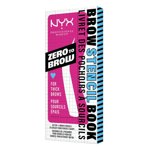 NYX Zero To Brow Stencil 4pcs - Eyebrow Colours at MyPerfumeShop by NYX