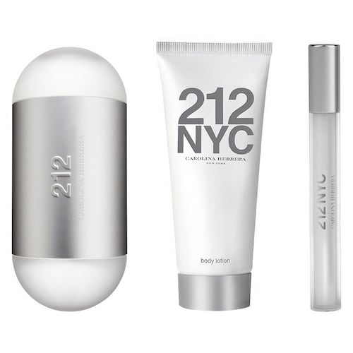 Carolina Herrera 212 NYC Gift Set 100ml EDT + 100ml Body Lotion + 10ml EDT - Fragrance at MyPerfumeShop by Carolina Herrera