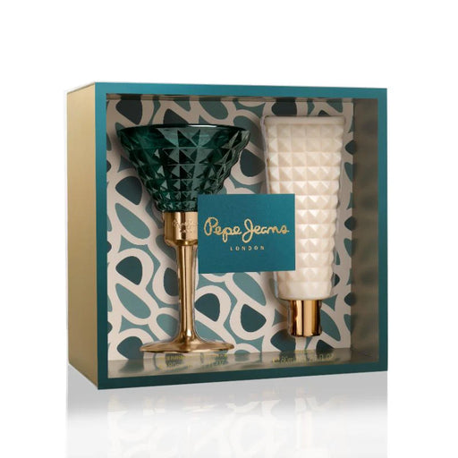 Pepe Jeans Celebrate For Her Gift Set - Eau de Parfum (80ml) & Perfumed Body Lotion (80ml) - Gift Set at MyPerfumeShop by Pepe Jeans