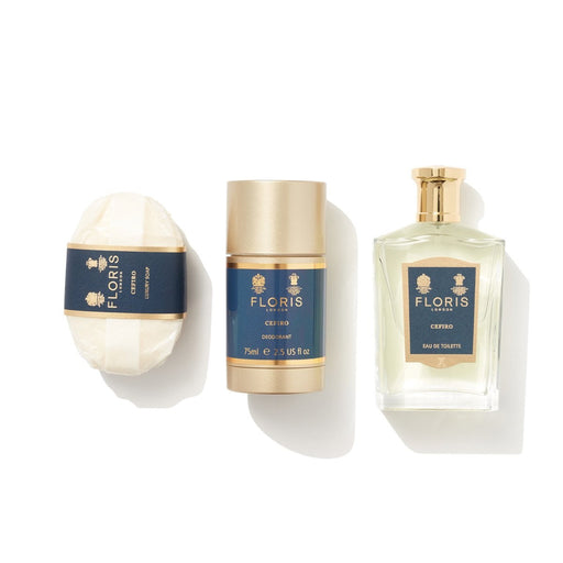 Floris Cefiro 3 Piece Gift Set: Eau de Toilette 100ml - Soap 100g - Deodorant Stick 75ml - Gift Set at MyPerfumeShop by Floris London