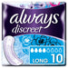 Always Discreet Long Pads x 10 - Incontinance Pads at MyPerfumeShop by Procter & Gamble