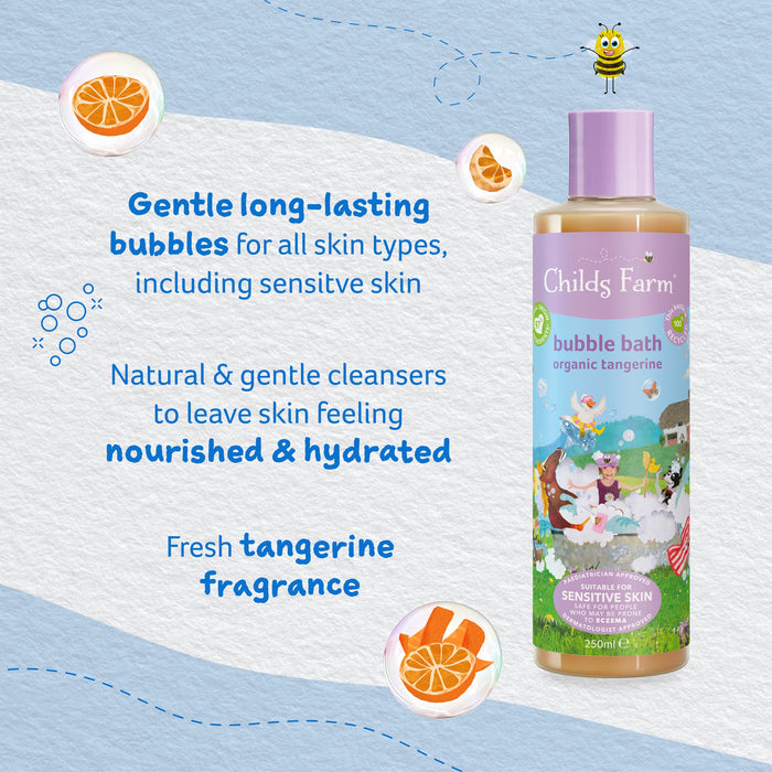 Child's Farm Bubble Bath Tangerine - 250ml - Bath & Washing at MyPerfumeShop by Childs Farm