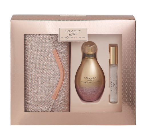 Sarah Jessica Parker Lovely You Gift Set 100ml EDP + 10ml EDP + Bag - Eau de Perfume at MyPerfumeShop by Sarah Jessica Parker