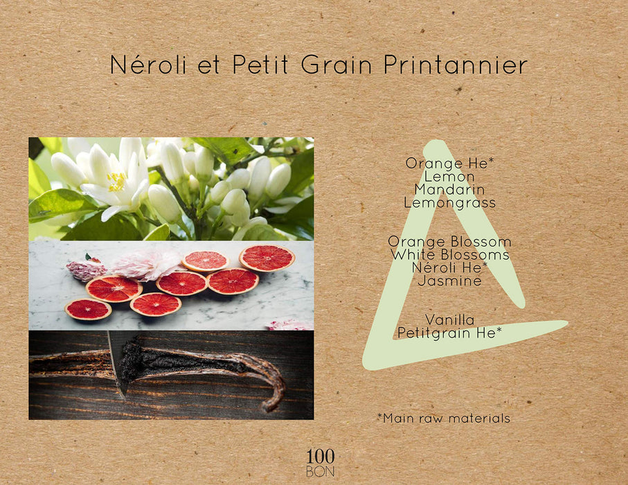 100 Bon Neroli  Petit Grain Printanier Refill Eau de Parfum 200ml - Fragrance at MyPerfumeShop by 100 Bon