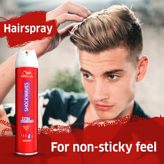 Shockwaves Hairspray Ultra Strong - 250ml - Hair Styling at MyPerfumeShop by Wella