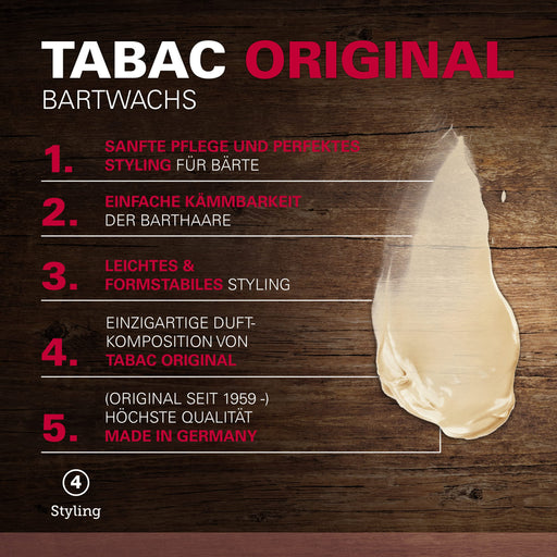 Tabac Original Beard Wax 40 GR - Styling Products at MyPerfumeShop by Tabac