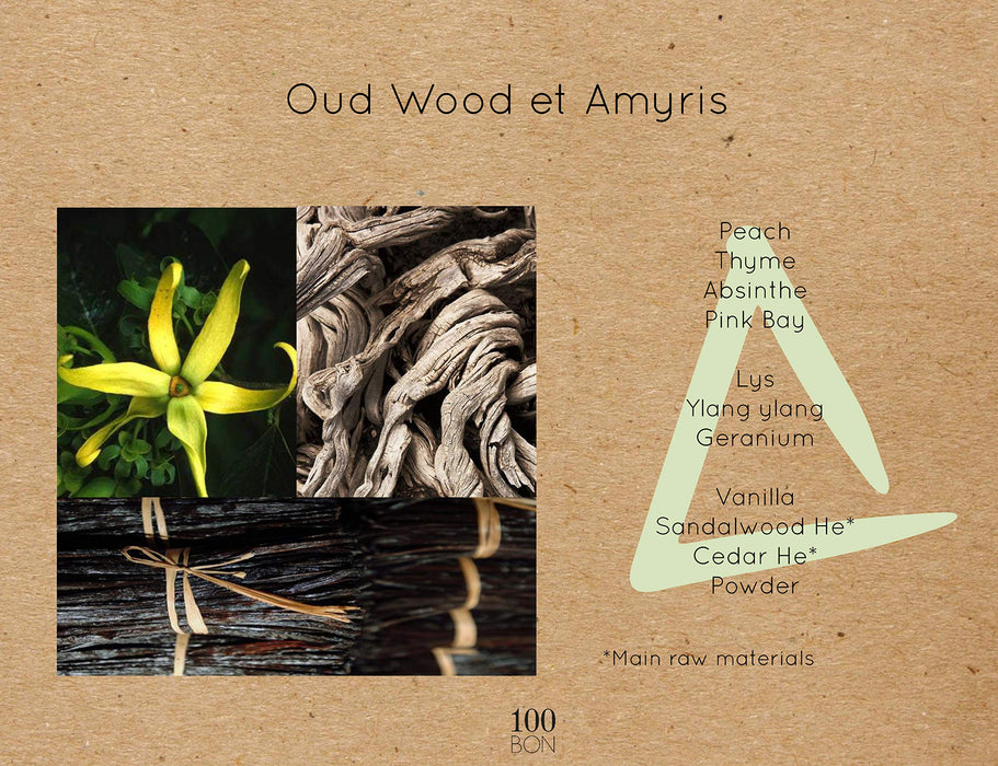 100 Bon Oud Wood  Amyris Refill Eau de Parfum 200ml - Eau de Perfume at MyPerfumeShop by 100 Bon