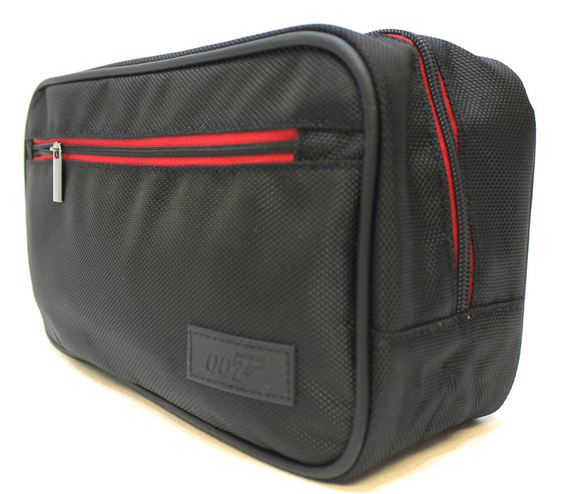 James Bond 007 Mens Travel Toiletry Wash Bag in Black - Fashion at MyPerfumeShop by James Bond 007