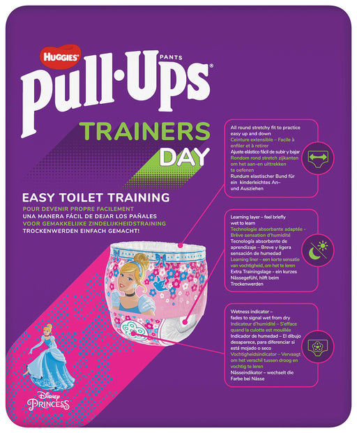 Huggies Pull-Ups Trainers Day Time Girl 2-4 Years Nappy Size 5-6+ x 20 - Toilet Training at MyPerfumeShop by Huggies