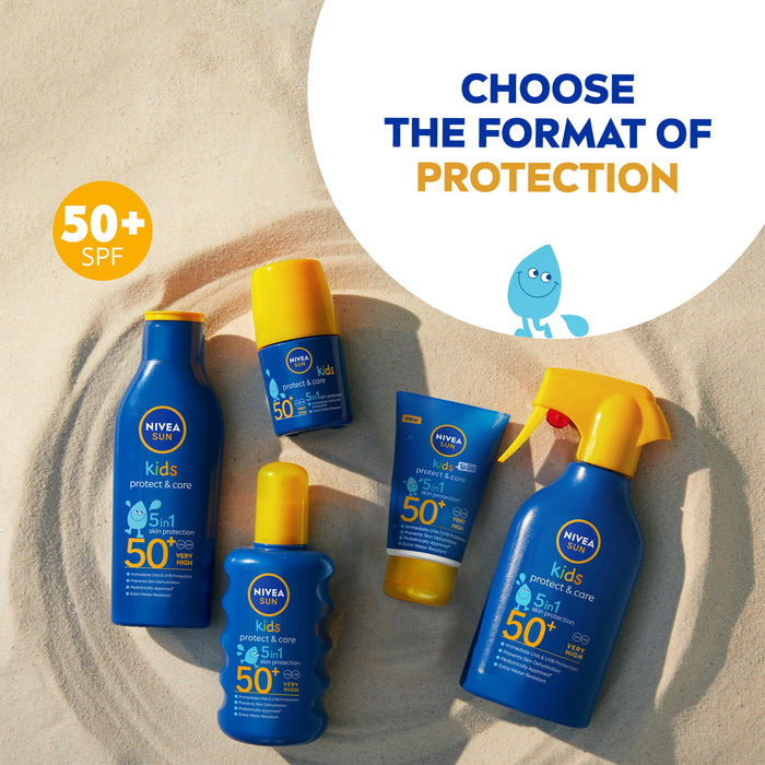 Nivea Sun Kids Coloured Spray SPF50 - 200ml - Sun Preps at MyPerfumeShop by Nivea