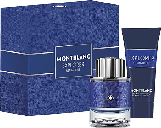 Mont Blanc Explorer Ultra Blue Gift Set 60ml EDP + 100ml Shower Gel - Fragrance at MyPerfumeShop by Mont Blanc