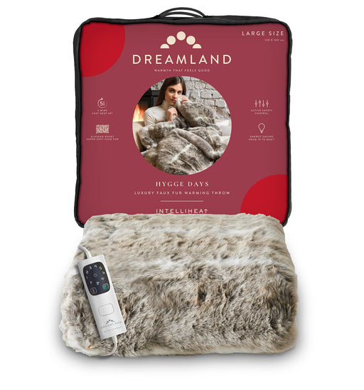 Dreamland HyggeDays FauxFur Throw-Husky 160X120 - Electric Blankets at MyPerfumeShop by Dreamland