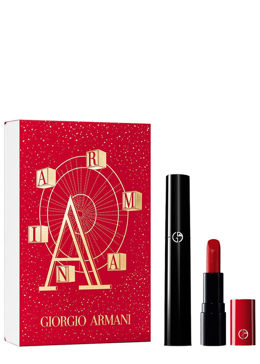 Giorgio Armani Eyes To Kill Gift Set 10ml Mascara + 1.4g Lip Power Lipstick 400 - Mascara at MyPerfumeShop by Giorgio Armani