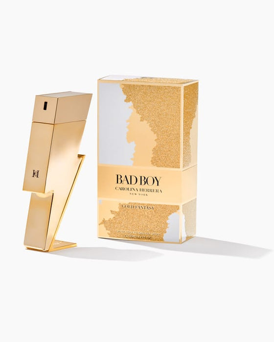 Carolina Herrera Bad Boy Gold Fantasy Eau de Toilette 100ml Spray - Eau De Toilette at MyPerfumeShop by Carolina Herrera