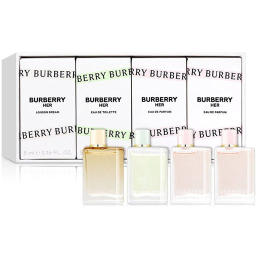 Burberry (L) Mini 2 x 5ml EDP Burberry + 5ml EDT Burberry Her + 5ml EDP Burberry Her London Dream - Personal Fragrance at MyPerfumeShop by BURBERRY