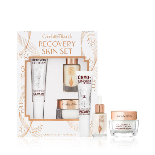 Charlotte Tilbury Recovery 3 Piece Gift Set: Magic Serum 8ml - Magic Cream 15ml - Cryo Recovery Eye Serum 15ml - Gift Set at MyPerfumeShop by Charlotte Tilbury