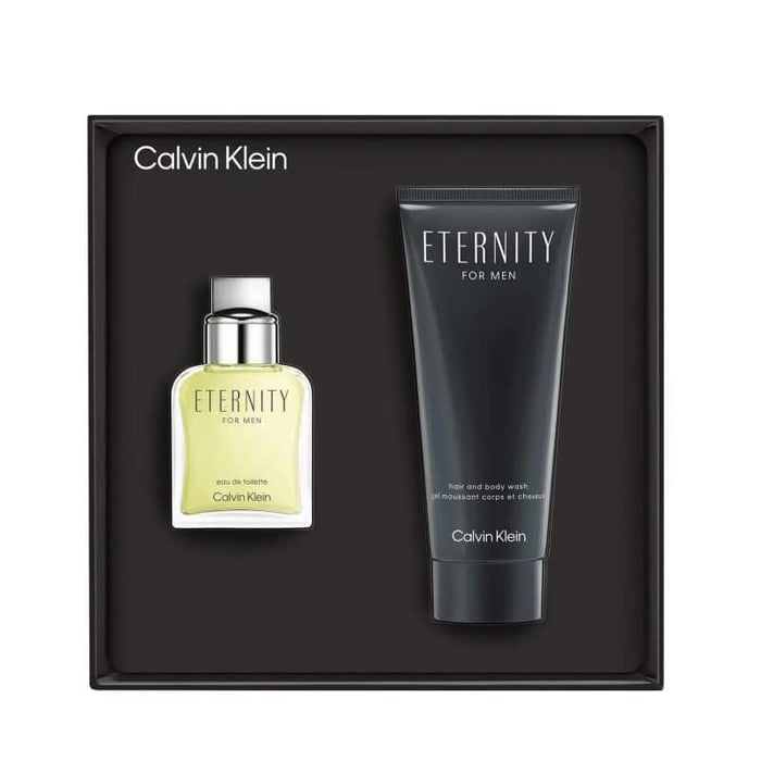 Calvin Klein Eternity for Men EDT 30ml Gift Set- EDT Spray 30ml and Body Wash 100ml - Mens Giftsets at MyPerfumeShop by Calvin Klein