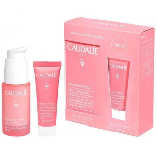 Caudalie Vinosource Hydra S.O.S Hydration Duo 30ml S.O.S Thirst-Quenching Serum + 15m Moisturizing Mask - Face Serum at MyPerfumeShop by Caudalie