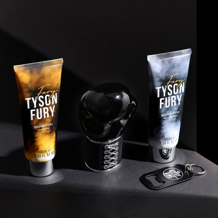 Tyson Fury Gift Set 100ml EDT + 100ml Shower Gel + 100ml Body Lotion + Keyring - Fragrance at MyPerfumeShop by Tyson Fury