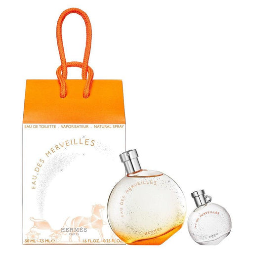 Hermès Eau Des Merveilles 2 Piece Gift Set: Eau de Toilette 50ml - Eau de Toilette 7.5ml - Fragrance at MyPerfumeShop by Hermès