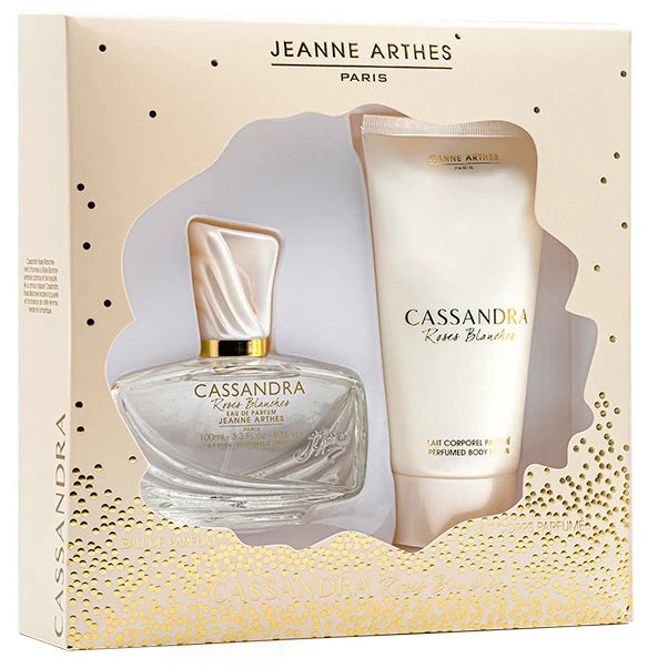 Jeanne Arthes Cassandra Roses Blanches Gift Set 100ml EDP + 100ml Body Lotion - Fragrance at MyPerfumeShop by Jeanne Arthes