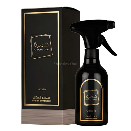 Lattafa Air Freshener Spray 450ml - Khamrah - Candles & Diffusers at MyPerfumeShop by Lattafa Perfumes