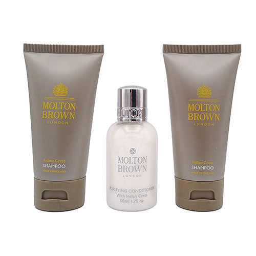 Molton Brown Indian Cress 3 Piece Gift Set: Shampoo 80ml - Conditioner 30ml - Conditioner 30ml - Gift Set at MyPerfumeShop by Molton Brown