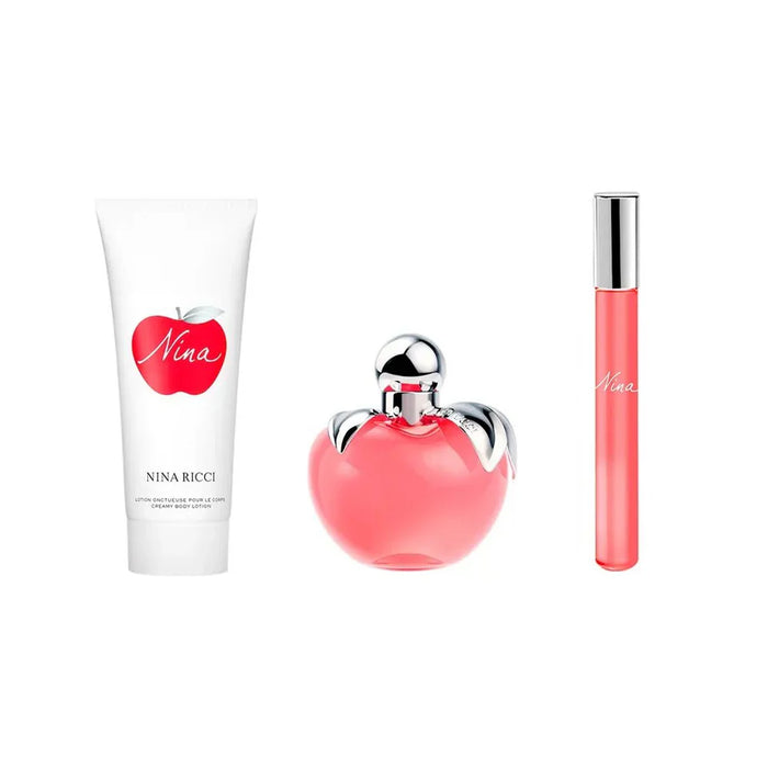 Nina Ricci Nina Illusion Gift Set 80ml EDP + 10ml EDP + 75ml Body Lotion