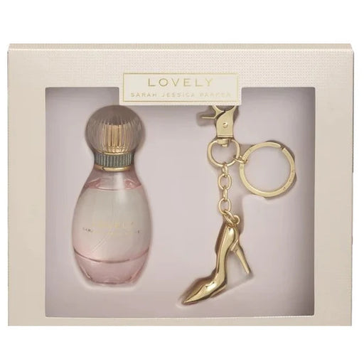 Sarah Jessica Parker Lovely Gift Set 30ml EDP + Gold Shoe Keyring - Fragrance at MyPerfumeShop by Sarah Jessica Parker