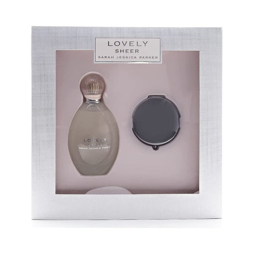 Sarah Jessica Parker Lovely Sheer Gift Set 100ml EDP + Compact Mirror - Eau de Parfum at MyPerfumeShop by Sarah Jessica Parker