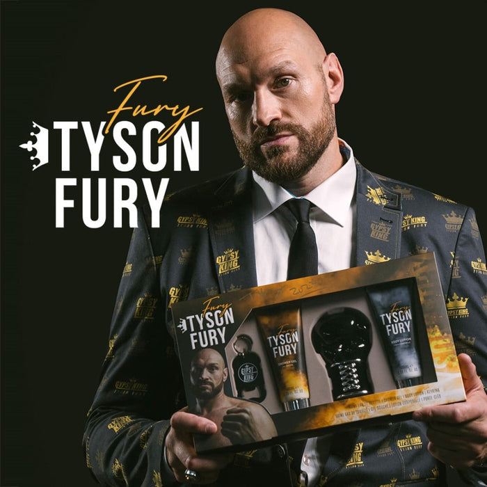 Tyson Fury Gift Set 100ml EDT + 100ml Shower Gel + 100ml Body Lotion + Keyring - Fragrance at MyPerfumeShop by Tyson Fury