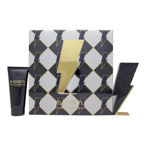 Carolina Herrera Bad Boy Gift Set 50ml EDT + 100ml Shower Gel - Fragrance at MyPerfumeShop by Carolina Herrera