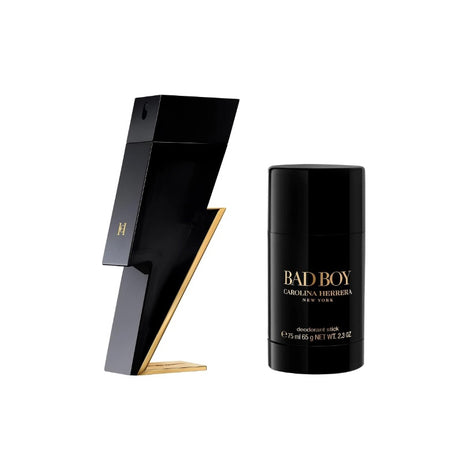 Carolina Herrera Bad Boy Gift Set 50ml EDT + 75g Deodorant Stick - Fragrance at MyPerfumeShop by Carolina Herrera