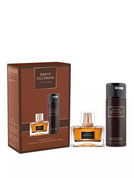 David Beckham Intimately Gift Set 75ml EDT and 150ml Deo Spray - Mens Giftsets at MyPerfumeShop by David Beckham