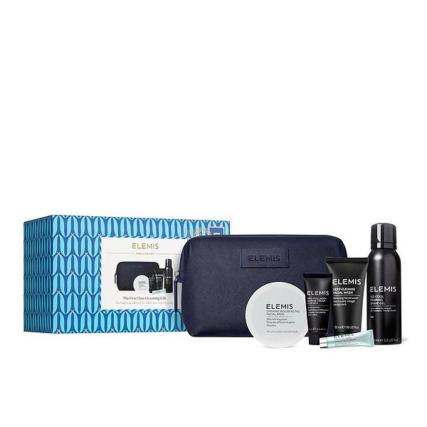 Elemis The First Class Grooming Edit Gift Set – Travel-Friendly Face & Body Collection for Him