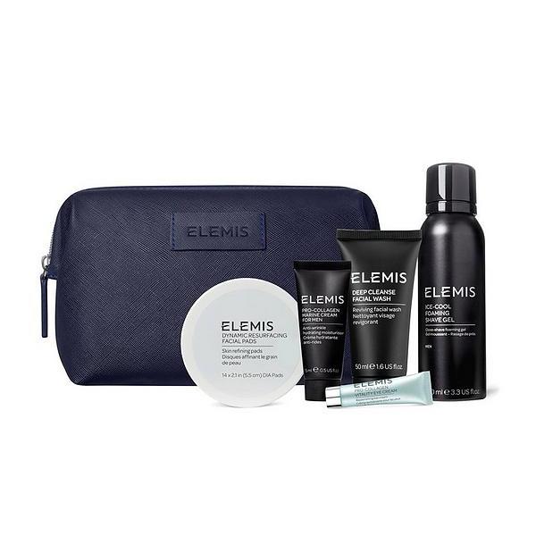 Elemis The First Class Grooming Edit Gift Set – Travel-Friendly Face & Body Collection for Him