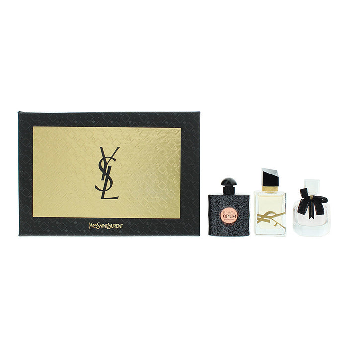 Yves Saint Laurent Miniature Gift Set 7.5ml Libre EDP + 7.5ml Mon Paris EDP + 7.5ml Black Opium EDP - Fragrance at MyPerfumeShop by Yves Saint Laurent