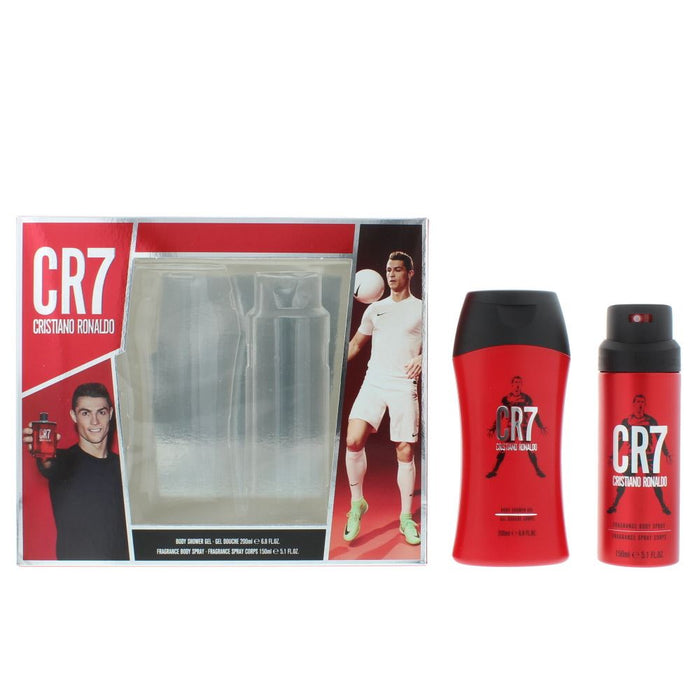 Cristiano Ronaldo CR7 Gift Set 200ml Shower Gel + 150ml Body Spray - Bath & Shower at MyPerfumeShop by Cristiano Ronaldo