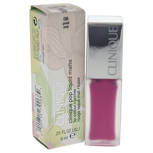 Clinique Pop Liquid Matte Lip Colour & Primer 6ml - Petal Pop - Cosmetics at MyPerfumeShop by Clinique