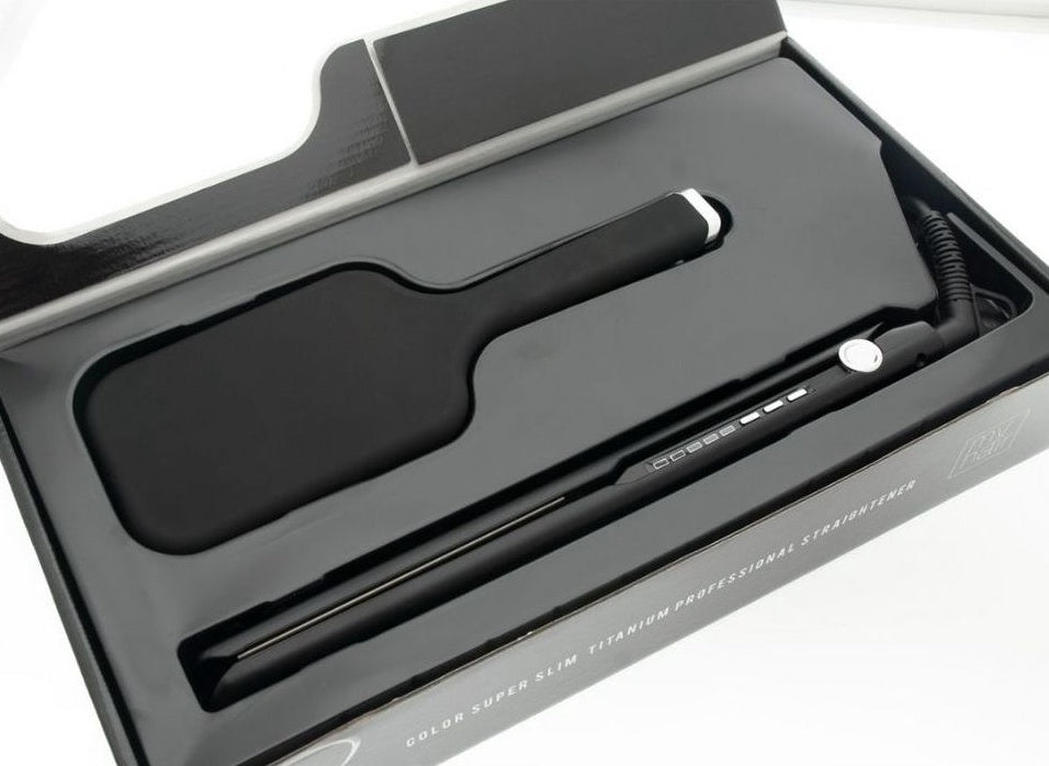 AGV Hair MyHair Set XS Straightener Matte Black + Black Paddle Brush - Hair Care at MyPerfumeShop by AGV Hair