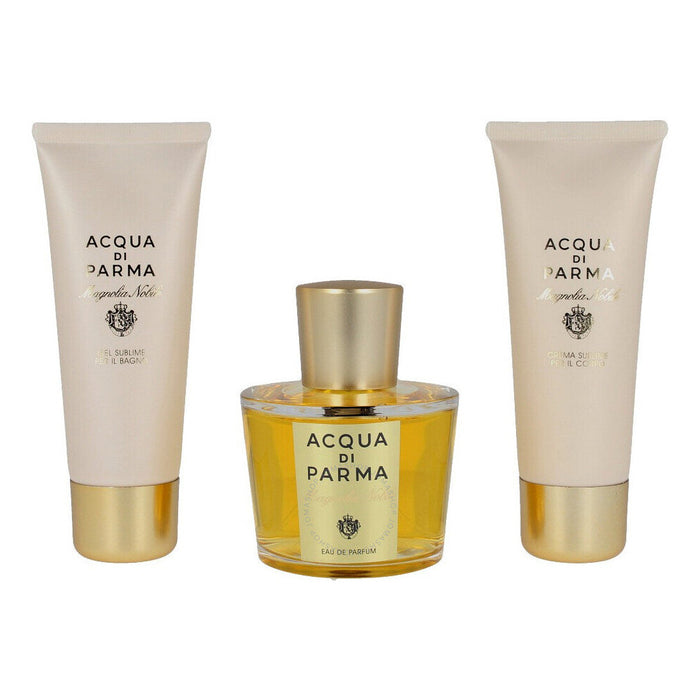 Acqua di Parma Magnolia Nobile Gift Set 100ml EDP + 75ml Shower Gel + 75 Body Creme - Fragrance at MyPerfumeShop by Acqua di Parma