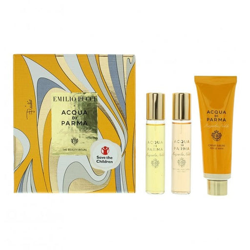 Acqua Di Parma Magnolia Nobile Gift Set 12ml EDP + 12ml Hair Mist + 30ml Hand Cream - Fragrance at MyPerfumeShop by Acqua Di Parma