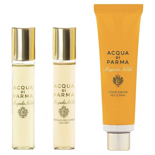 Acqua Di Parma Magnolia Nobile Gift Set 12ml EDP + 12ml Hair Mist + 30ml Hand Cream - Fragrance at MyPerfumeShop by Acqua Di Parma