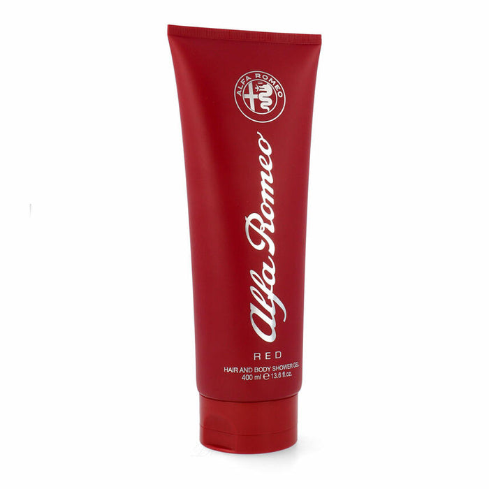 Alfa Romeo Red Hair & Body Wash 400ml - Hair & Body Wash at MyPerfumeShop by Alfa Romeo