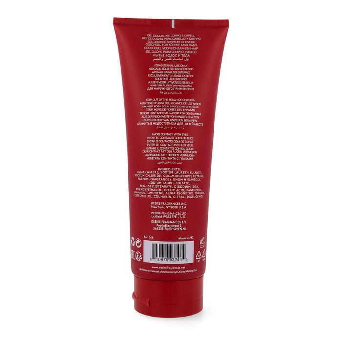 Alfa Romeo Red Hair & Body Wash 400ml - Hair & Body Wash at MyPerfumeShop by Alfa Romeo