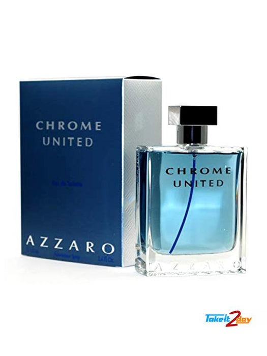 Azzaro Chrome United Eau De Toilette 30ml - Fragrance at MyPerfumeShop by Azzaro