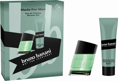 Bruno Banani Made for Men Gift Set 75ml Deodorant Natural Spray + 50ml Shower Gel - Deodorant Spray at MyPerfumeShop by Bruno Banani