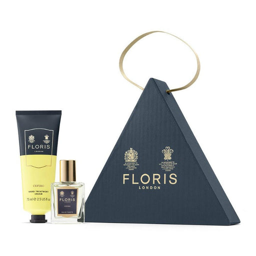 Floris London Cefiro 2 Piece Gift Set Eau De Toilette 15ml Hand Cream 75ml - Perfume & Cologne at MyPerfumeShop by Floris London