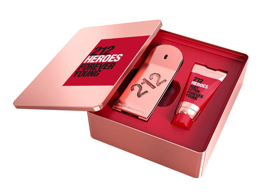 Carolina Herrera 212 Heroes Forever Young Gift Set 80ml EDP + 100ml Body Lotion - Fragrance at MyPerfumeShop by Carolina Herrera